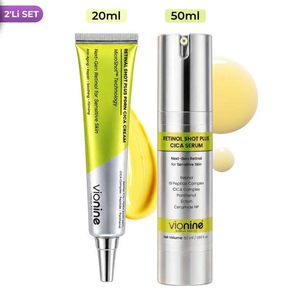 Vionine Retinal & Retinol MicroShot™ Plus Set - 20 ml Krem + 50 ml Serum Seti