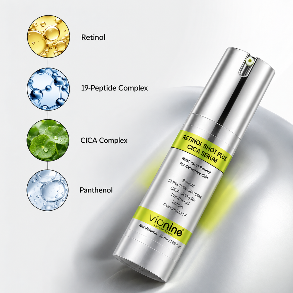 Vionine Retinol MicroShot™ Plus Cica Serum - %0,1 Retinol İçeren Cica Serum 50 ml