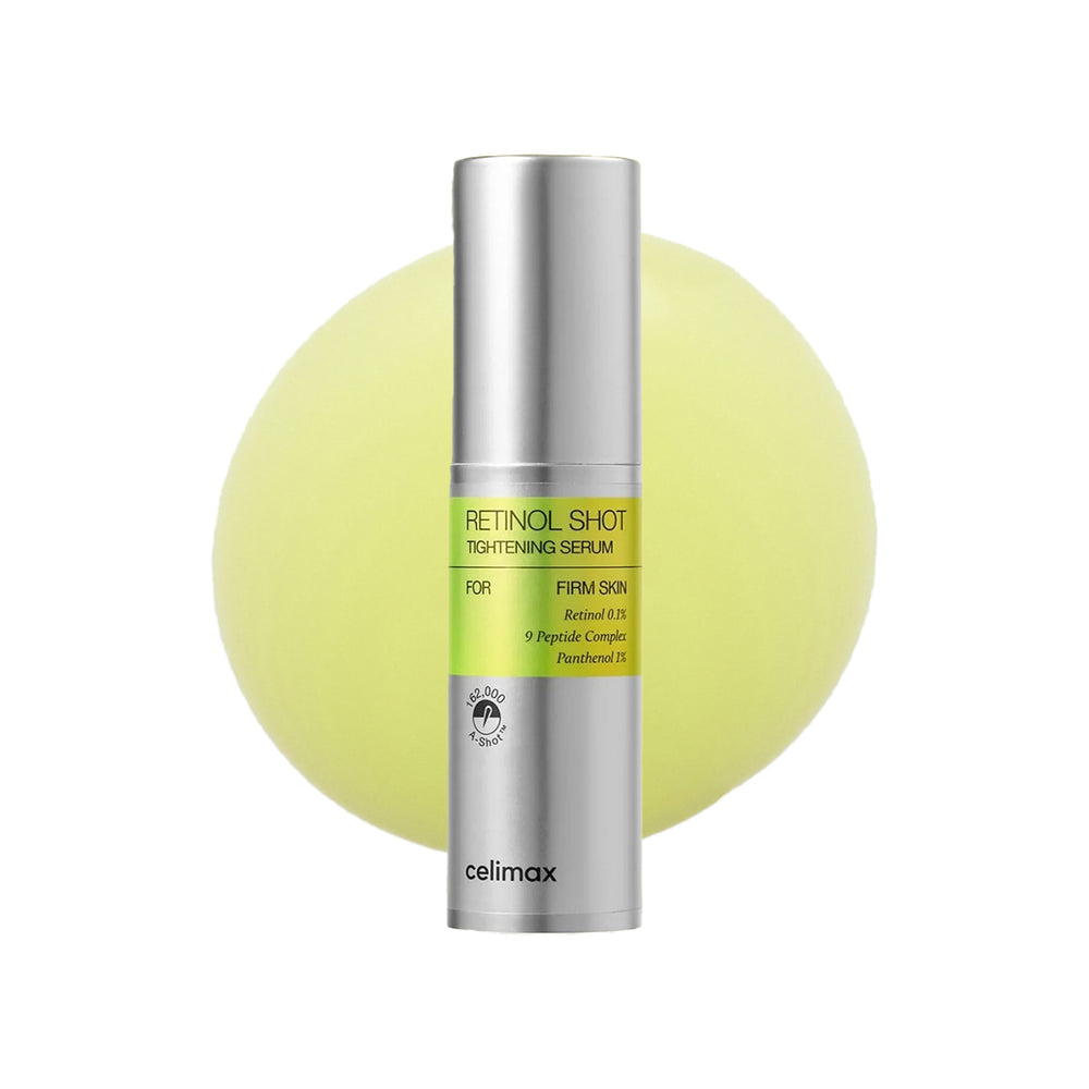 Celimax Retinol Shot Tightening Serum 30ml tüm yüze uygulama anti-aging