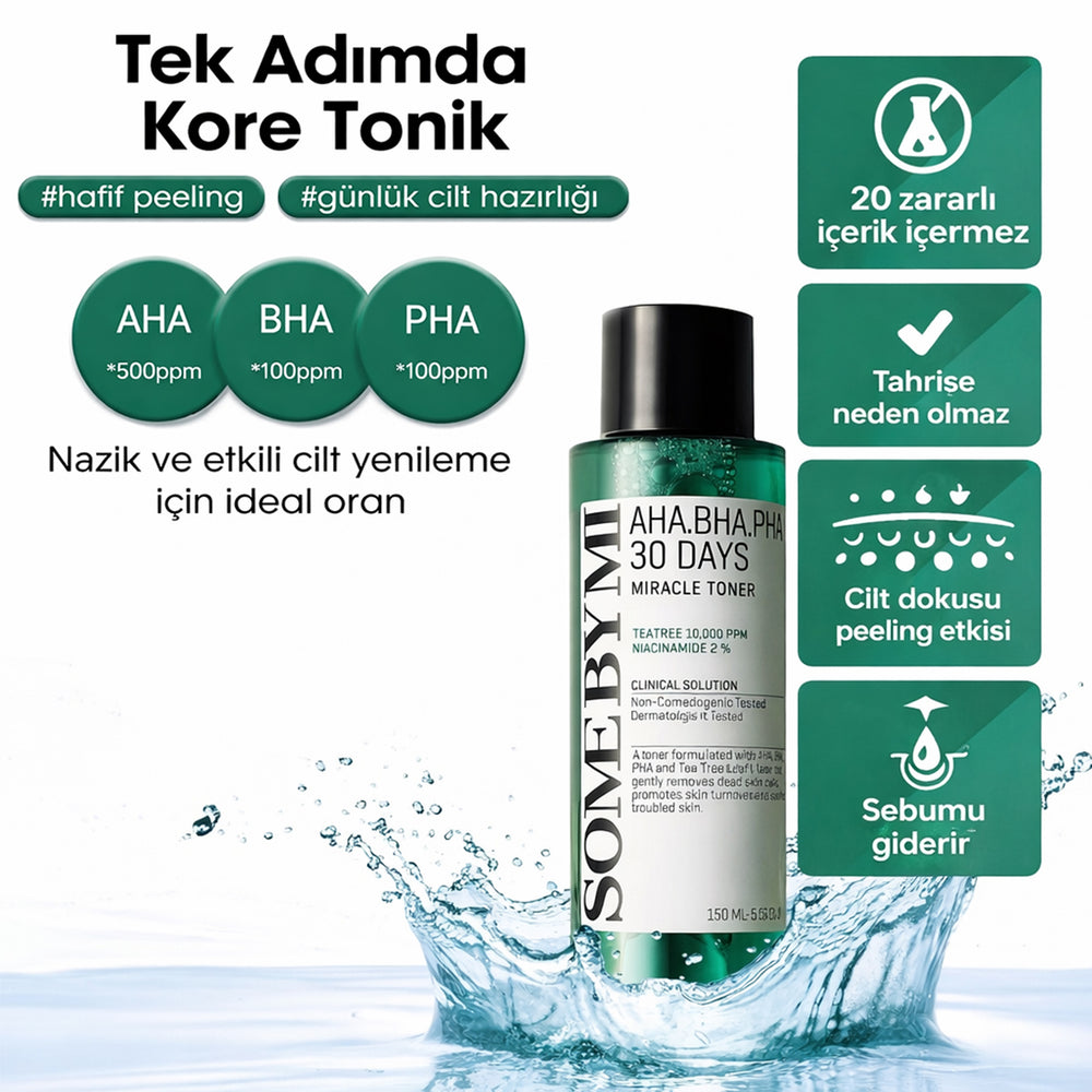 SOME BY MI AHA-BHA-PHA 30 Days Miracle Toner - Gözenek Toniği 150ml