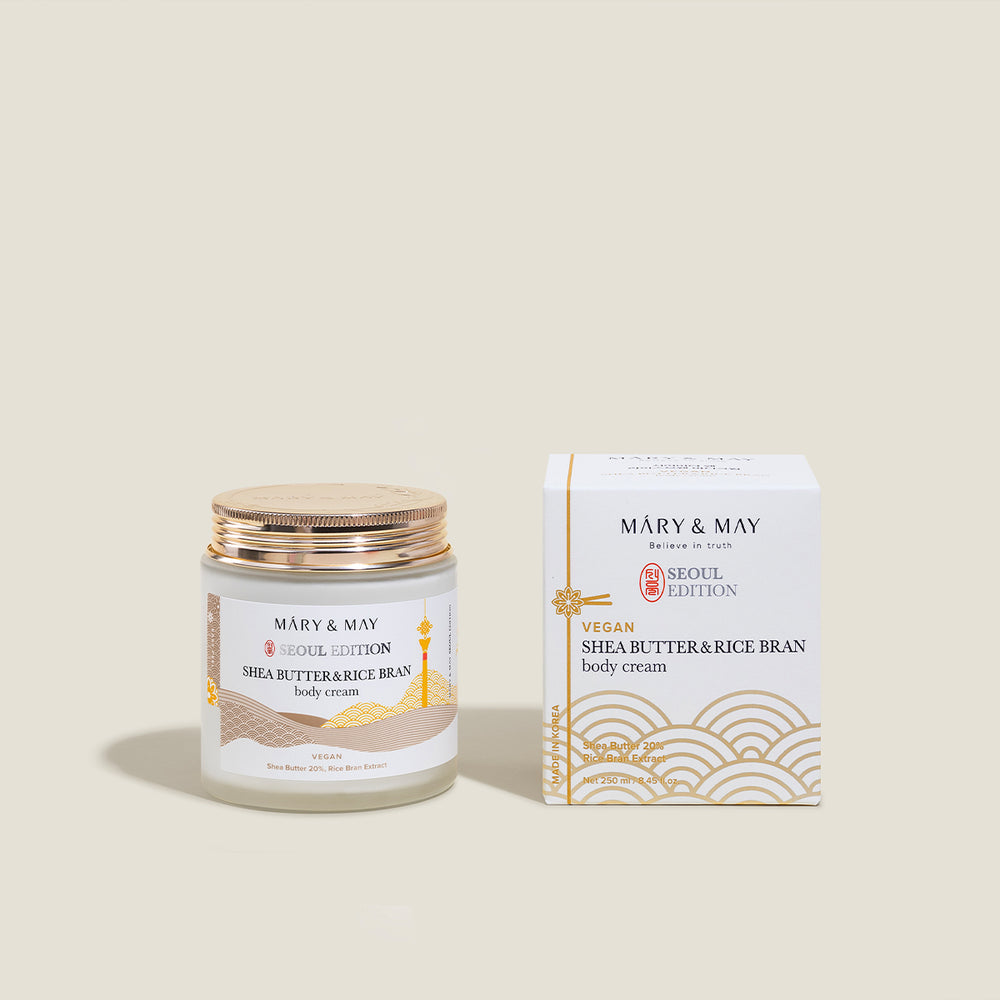 Mary&May Seoul Edition Shea Rice Body Cream - Pirinç Vücut Kremi 250ml
