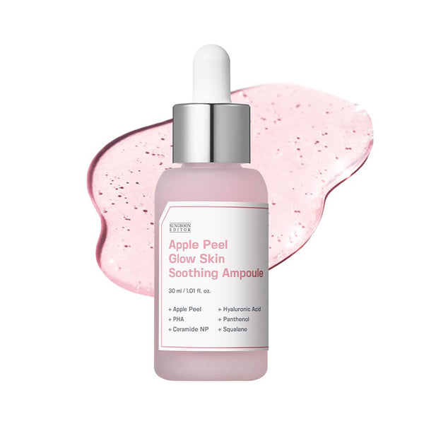 Sungboon Editor Apple Peel Glow Skin Soothing Ampoule / Cilt Dokusu ve Gözenek Bakımı İçin Yatıştırıcı Ampul 30ml