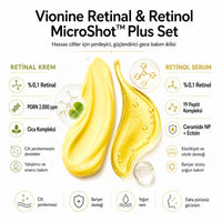 Vionine Retinal & Retinol MicroShot™ Plus Set - 20 ml Krem + 50 ml Serum Seti