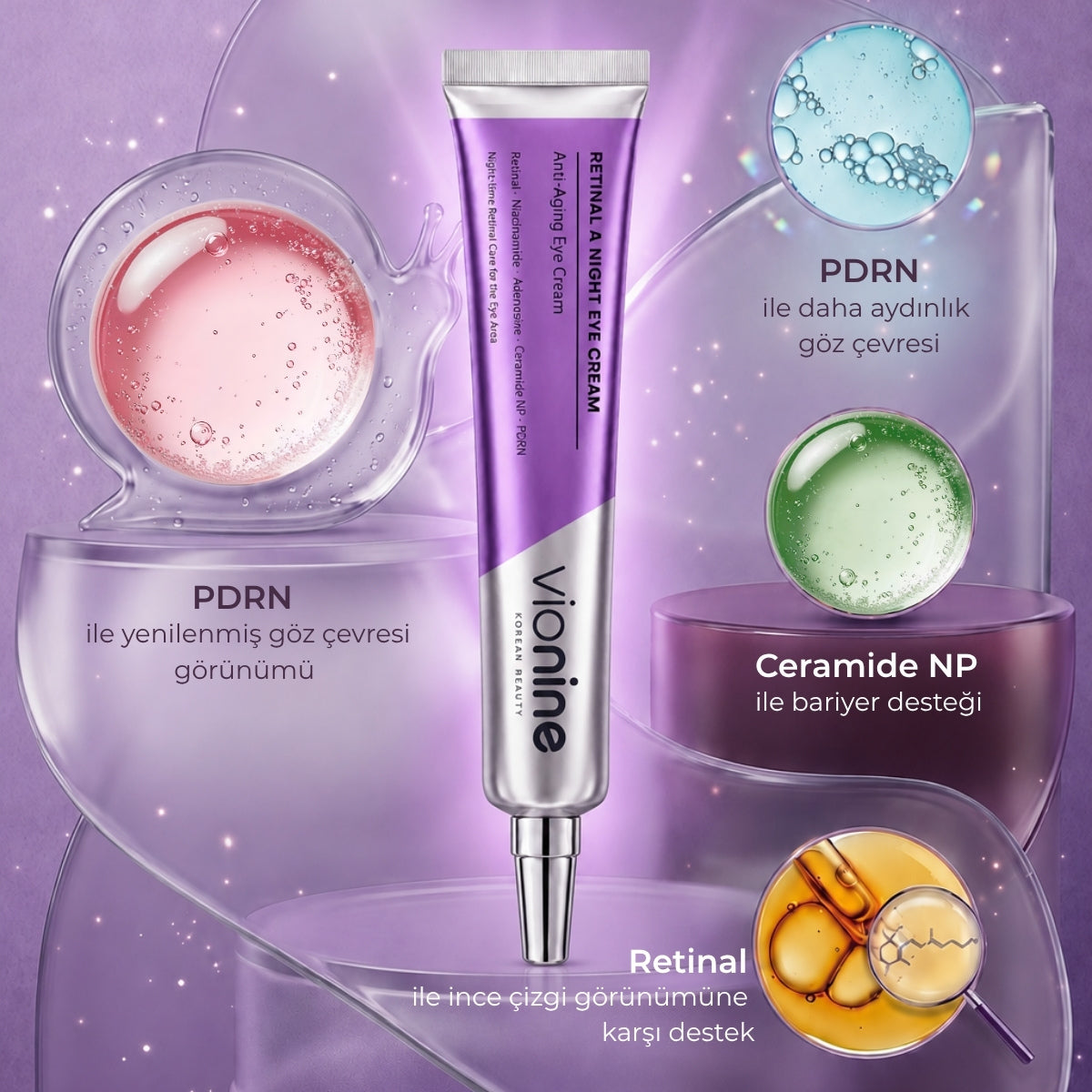 Vionine Retinal A Night Eye Cream - Göz Çevresi
