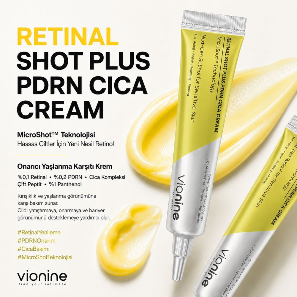 Vionine Retinal MicroShot™ Plus PDRN Cica Cream %0,1 Retinal 20 ml