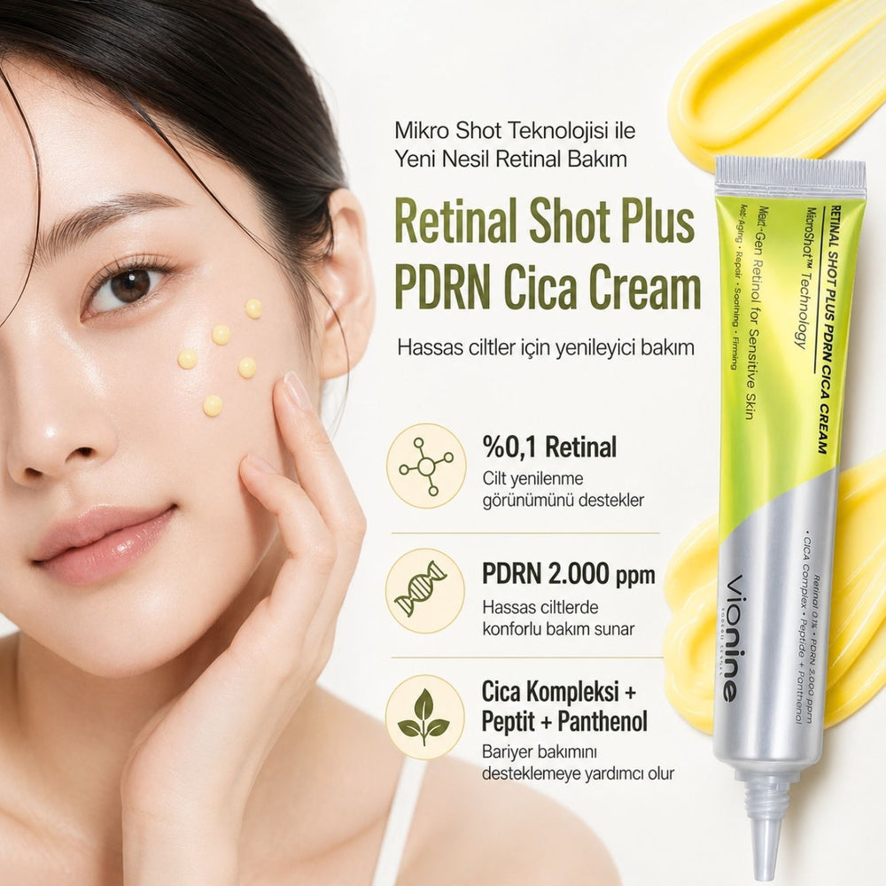 Vionine Retinal MicroShot™ Plus PDRN Cica Cream %0,1 Retinal 20 ml