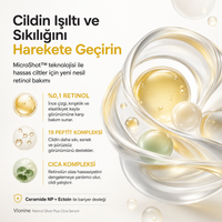 Vionine Retinol MicroShot™ Plus Cica Serum - %0,1 Retinol İçeren Cica Serum 50 ml
