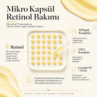 Vionine Retinol MicroShot™ Plus Cica Serum - %0,1 Retinol İçeren Cica Serum 50 ml