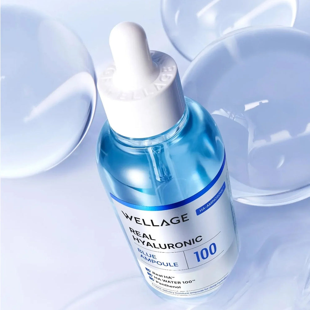 Wellage Real Hyaluronic Blue Ampoule - Nemlendirici Ampul 60ml