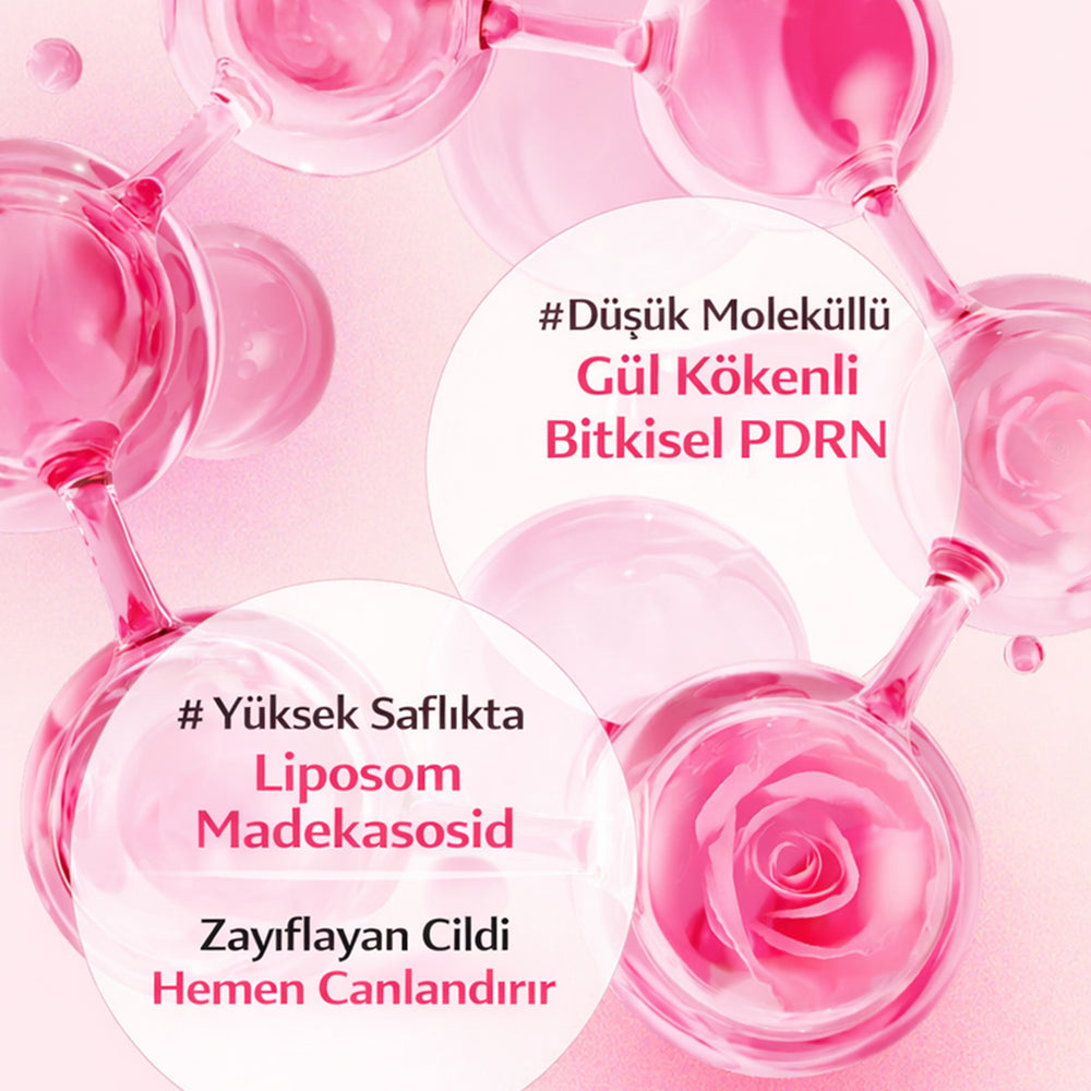 The Saem Rose PDRN Ampoule - Sıkılaştırıcı Serum 100ml