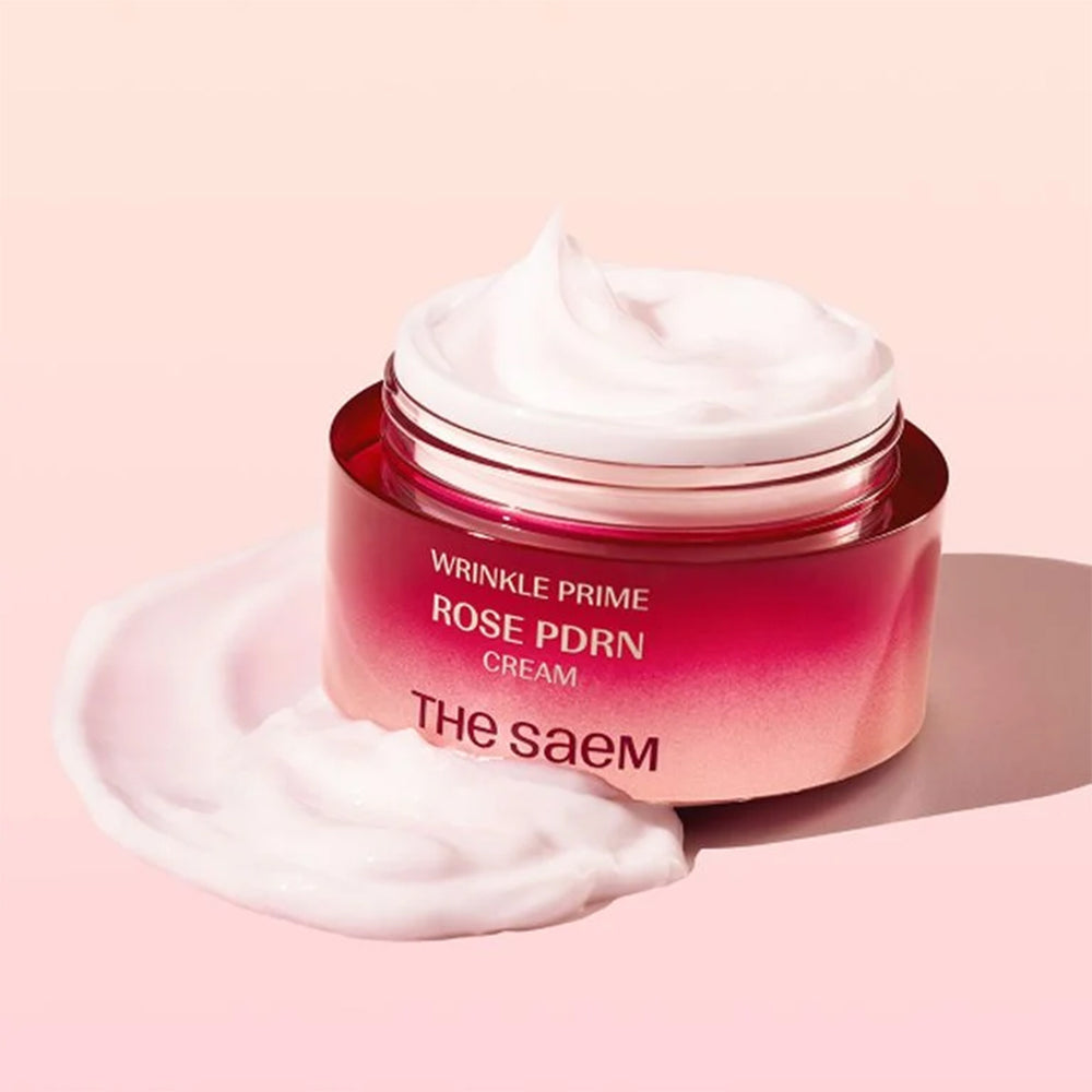 The Saem Wrinkle Prime Rose PDRN Cream - Anti-Aging Krem 50ml