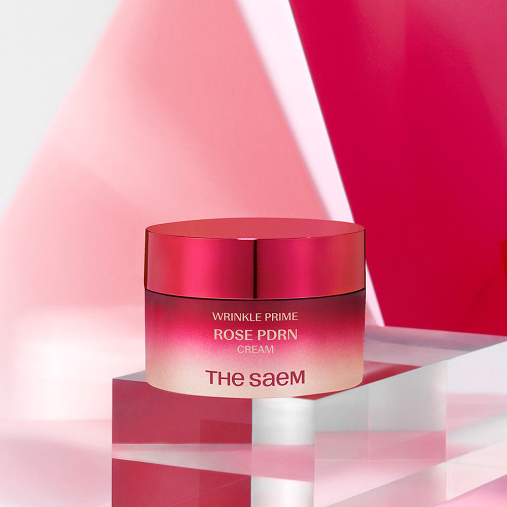 The Saem Wrinkle Prime Rose PDRN Cream - Anti-Aging Krem 50ml