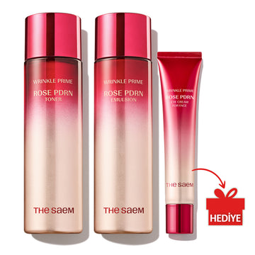 The Saem Wrinkle Prime Rose PDRN Set - Sıkılaştırıcı Set