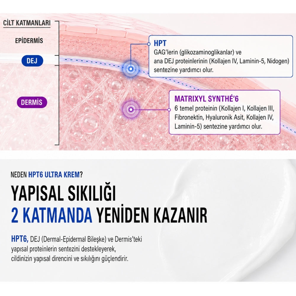 Epii HPT6 Ultra Cream 5% - Sıkılaştırıcı Krem 50ml