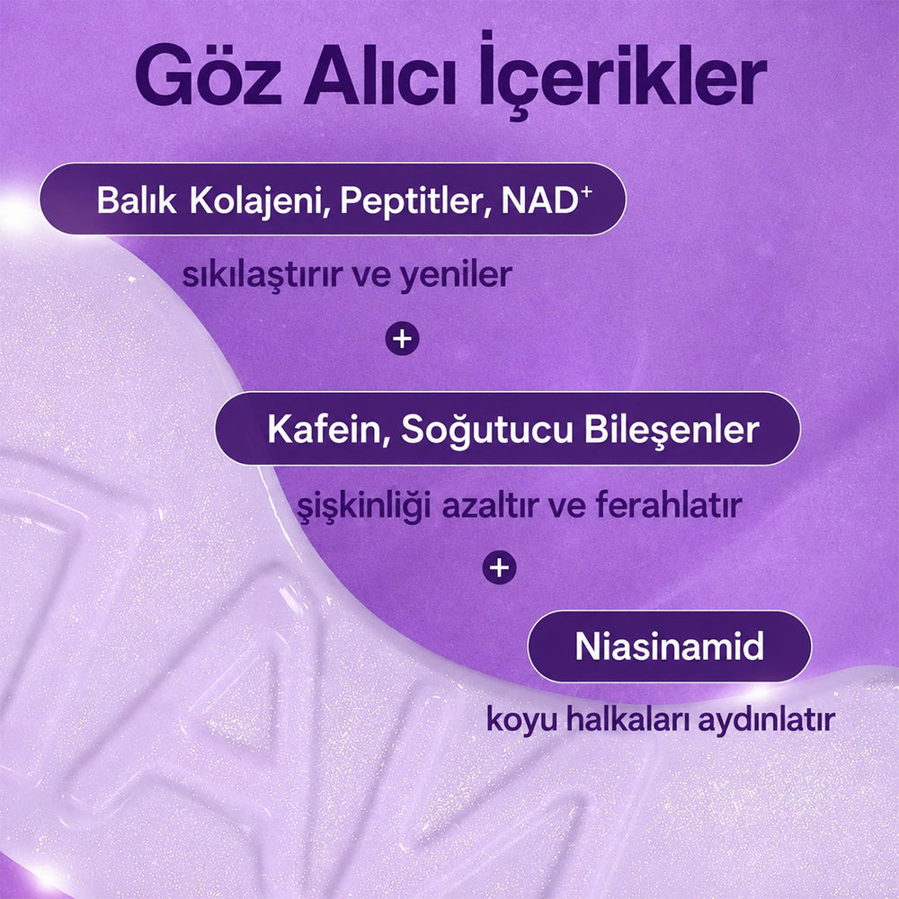 Numbuzin No.9 NAD+ Collagen Eye Patch - Göz Altı Pedi 5 Adet
