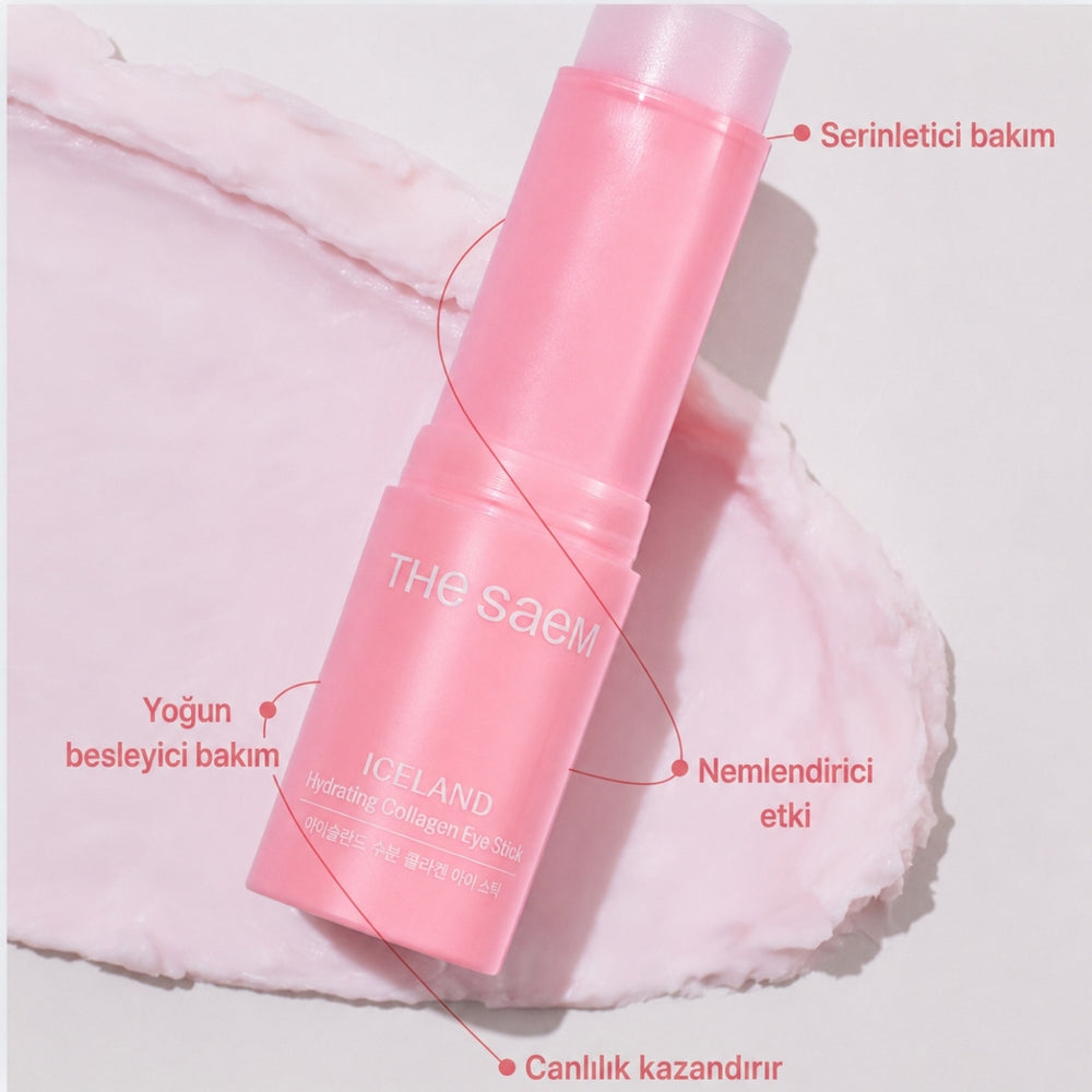 The Saem Iceland Eye Stick - Kolajen Göz Stick 11 gr