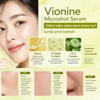 Vionine Retinol MicroShot™ Plus Cica Serum - %0,1 Retinol İçeren Cica Serum 50 ml