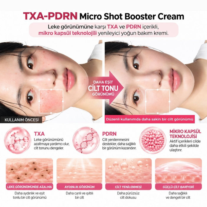 Vionine TXA-PDRN Micro Shot Booster Cream - Leke Karşıtı 30ml