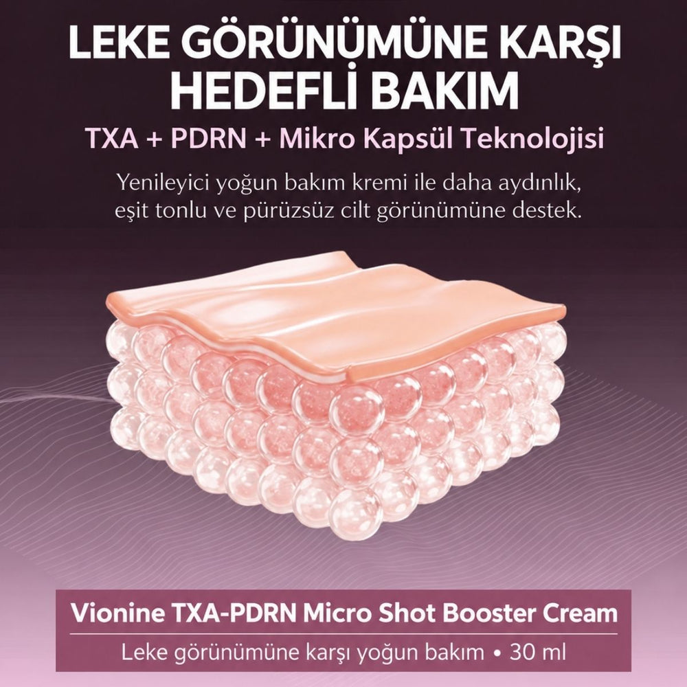 Vionine TXA-PDRN Micro Shot Booster Cream - Leke Karşıtı 30ml