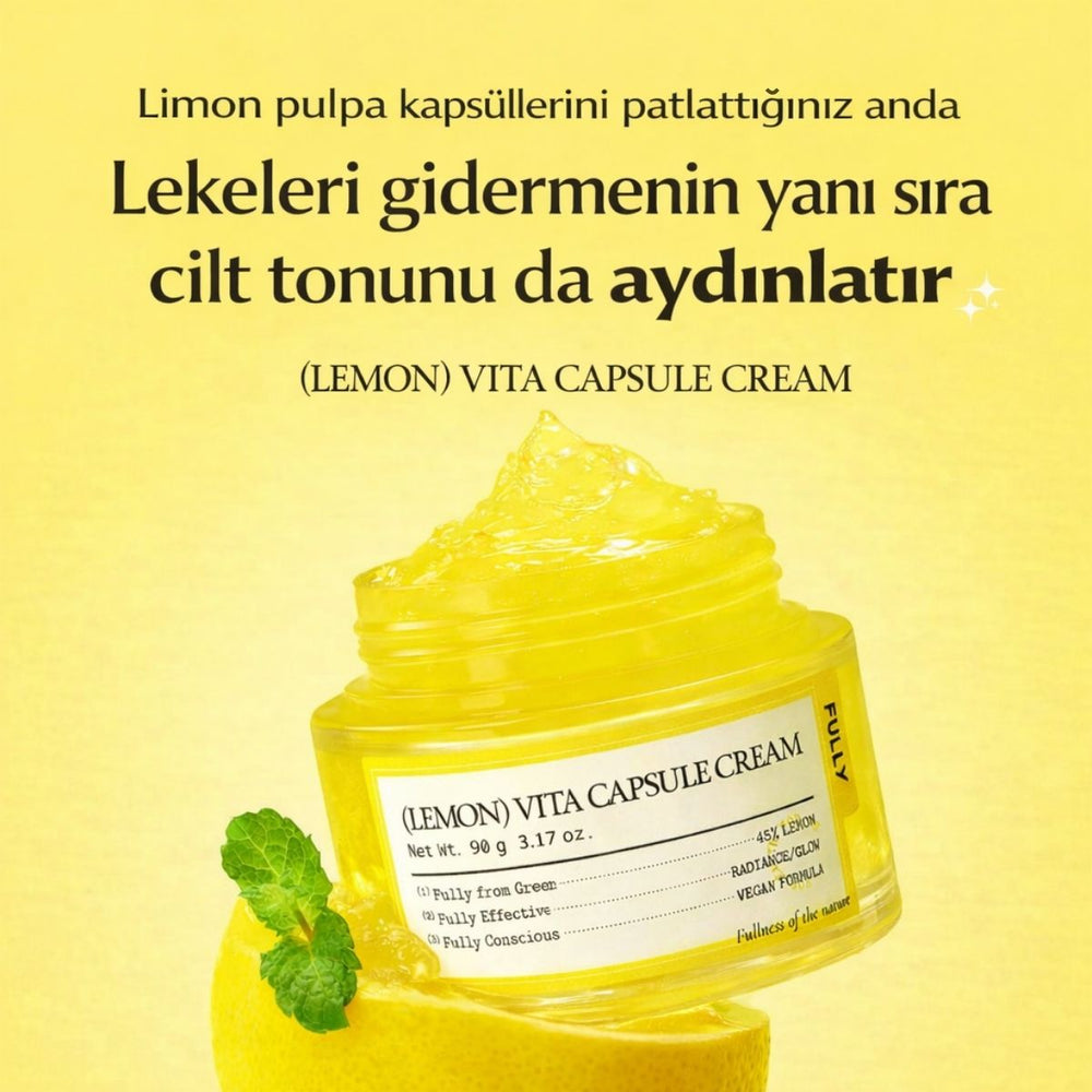 Fully Lemon Vita Capsule Cream - Aydınlatıcı Kapsül 90gr