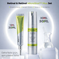 Vionine Retinal & Retinol MicroShot™ Plus Set - 20 ml Krem + 50 ml Serum Seti