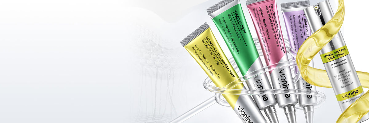 Vionine TXA-PDRN Micro Shot Booster Cream ve Retinal serisi