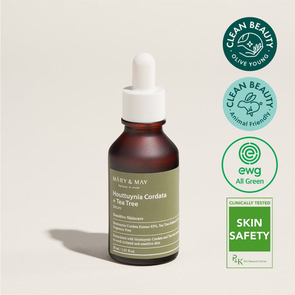 Akne Ve Gözenek Karşıtı Çay Ağacı Yağı Içeren Yatıştırıcı Serum - Houttuynia Cordata +tea Tree Serum - Mary & May - Vionine