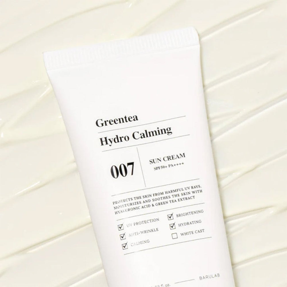 Barulab Greentea Hydro Calming Sun Cream - Yeşil Çaylı Güneş Kremi 60ml - BARULAB - Vionine