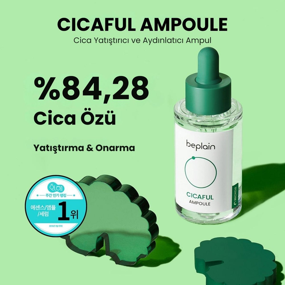 Beplain Cicaful Ampoule - Yatıştırıcı Bariyer Ampul 30ml