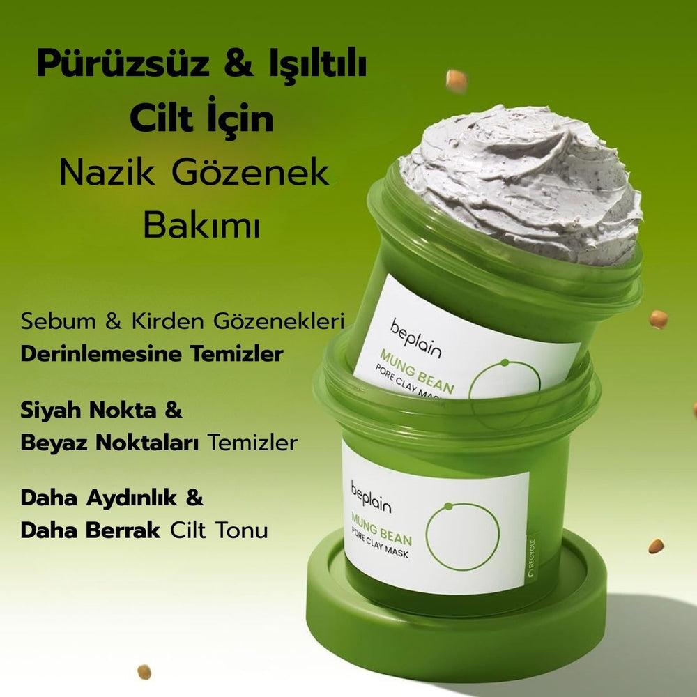 Beplain Mung Bean Pore Clay Mask - Gözenek Maskesi 120ml