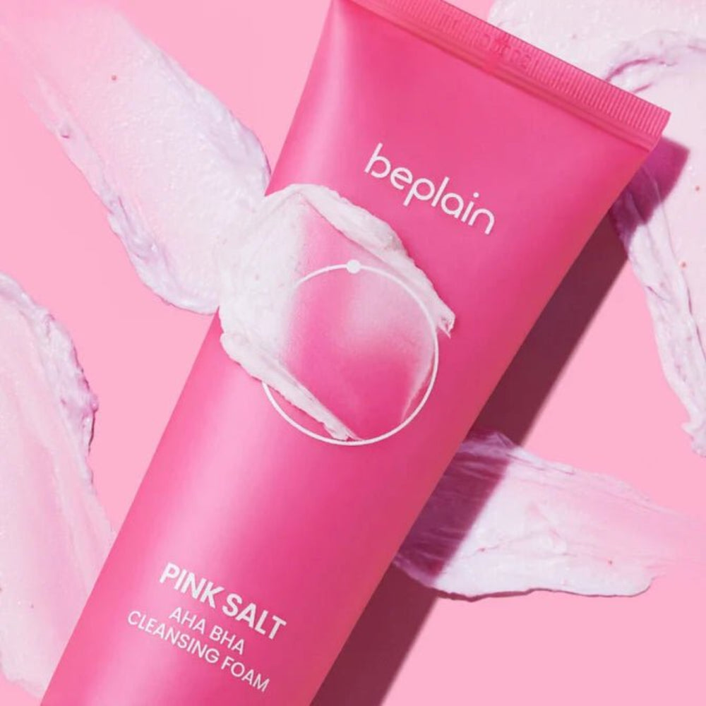 Beplain Pink Salt AHA BHA Yüz Temizleme Köpüğü 120ml - beplain - Vionine