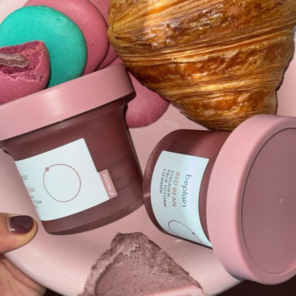 Beplain Red Bean Kolajen Maske Köpük Temizleyici - Beplain - Vionine