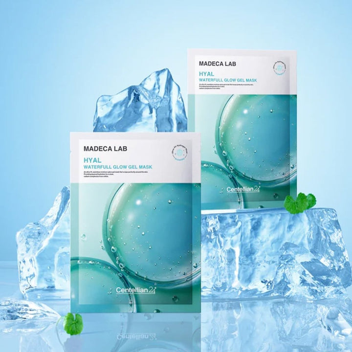 Centellian24 Hyal Waterfull Glow Gel Mask / Hyaluronik Asit İçeren Soğutucu Hidrojel Maske (22mlx5 Adet) - Centellian24 - Vionine