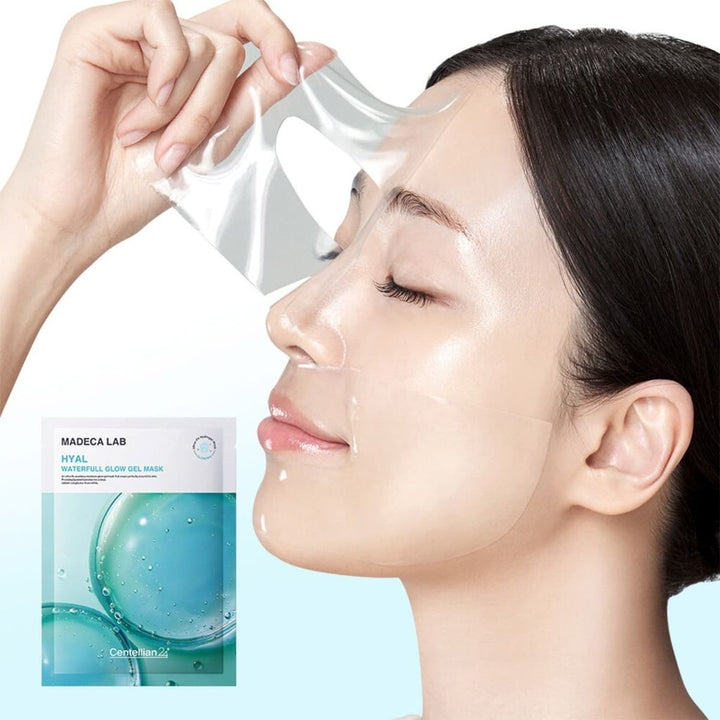 Centellian24 Hyal Waterfull Glow Gel Mask / Hyaluronik Asit İçeren Soğutucu Hidrojel Maske (22mlx5 Adet) - Centellian24 - Vionine