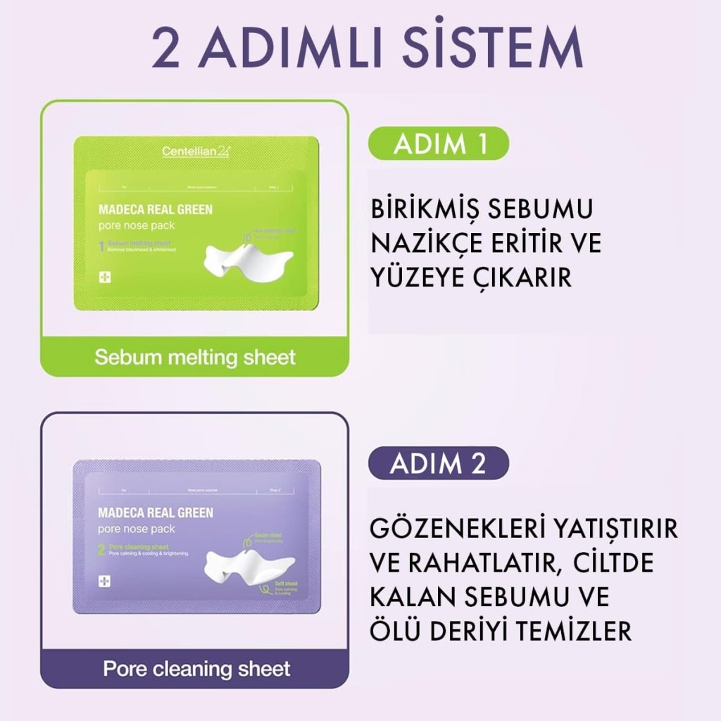 Madeca Burun Maskesi İle Derin Gözenek Bakımı