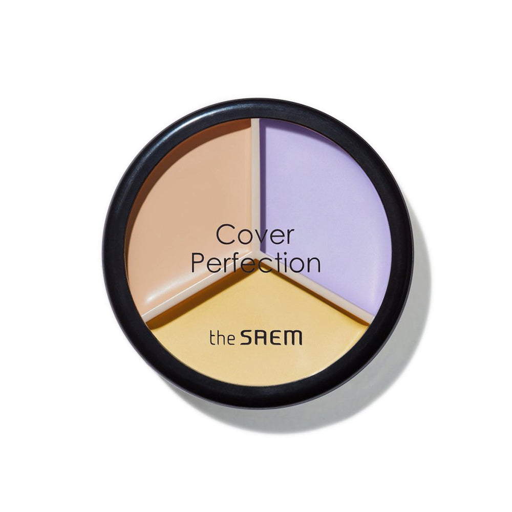 Cover Perfection Triple Pot 3'lü Kapatıcı Paleti - 04 Tone Up Beige - The Saem - Vionine