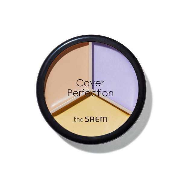 Cover Perfection Triple Pot 3'lü Kapatıcı Paleti - 04 Tone Up Beige - The Saem - Vionine