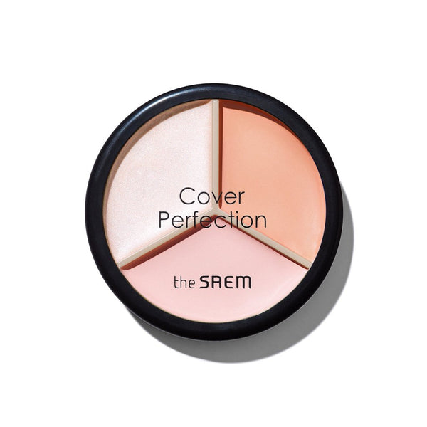 Cover Perfection Triple Pot 3'lü Kapatıcı Paleti - 05 Dark Up Beige - The Saem - Vionine