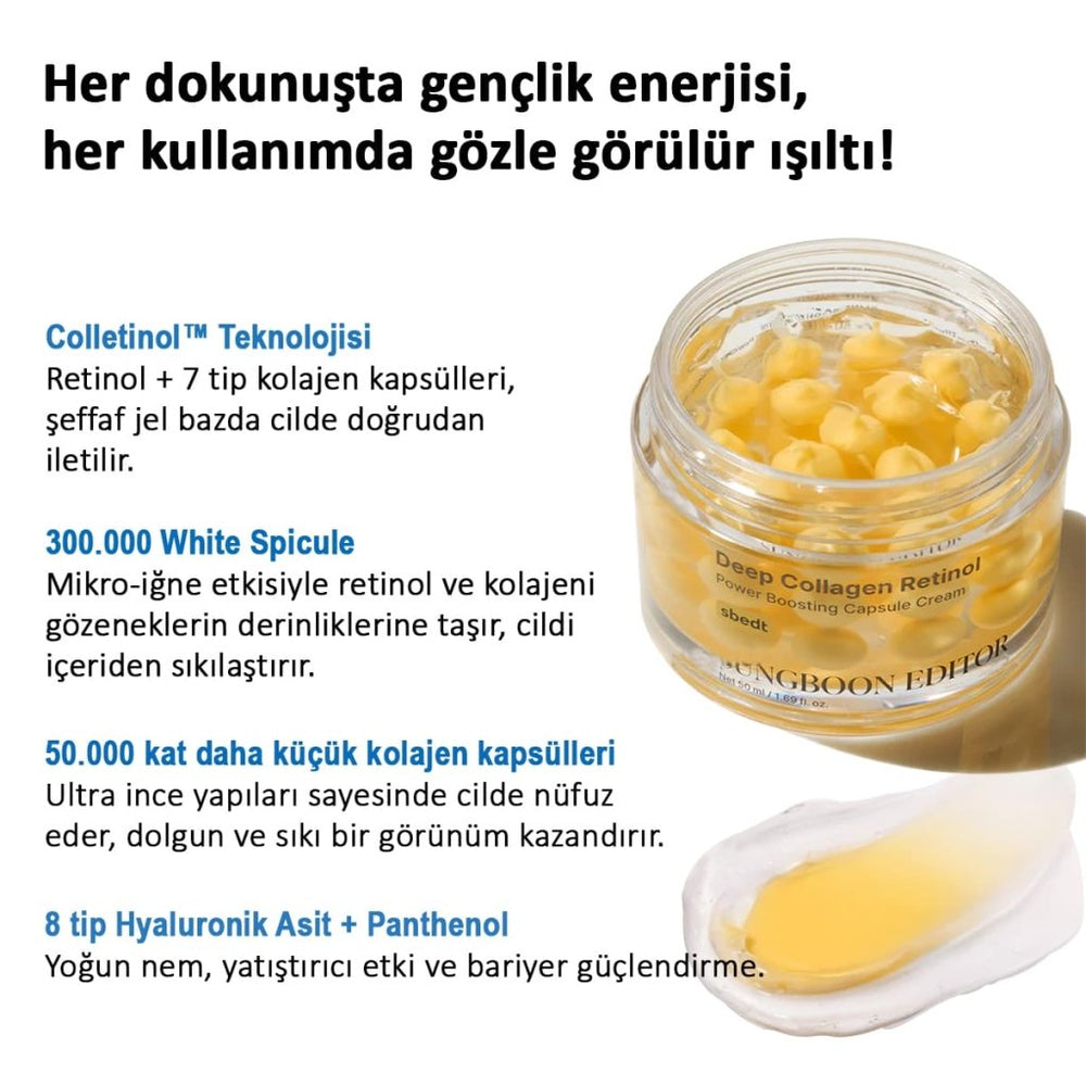 Deep Collagen Retinol Krem 50ml / 300.000 White Spikül - SUNGBOON EDITOR - Vionine
