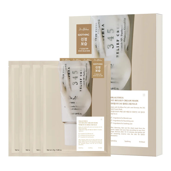 Dr. Althea 345 Relief Cream Mask - Yatıştırıcı Maske 4’lü