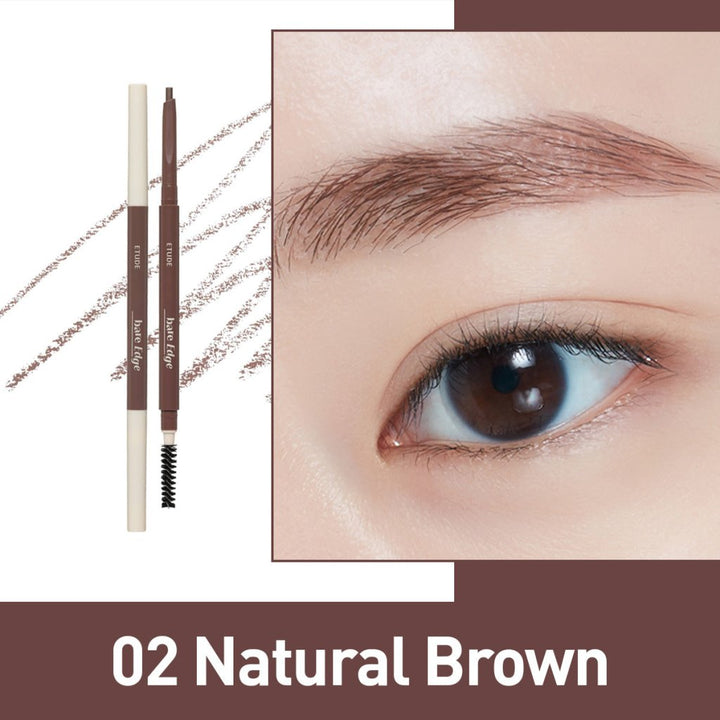 Etude House Bare Edge Slim Brow / 3D Altıgen Uçlu Doğal Görünüm Veren Kaş Kalemi - Etude House - Vionine