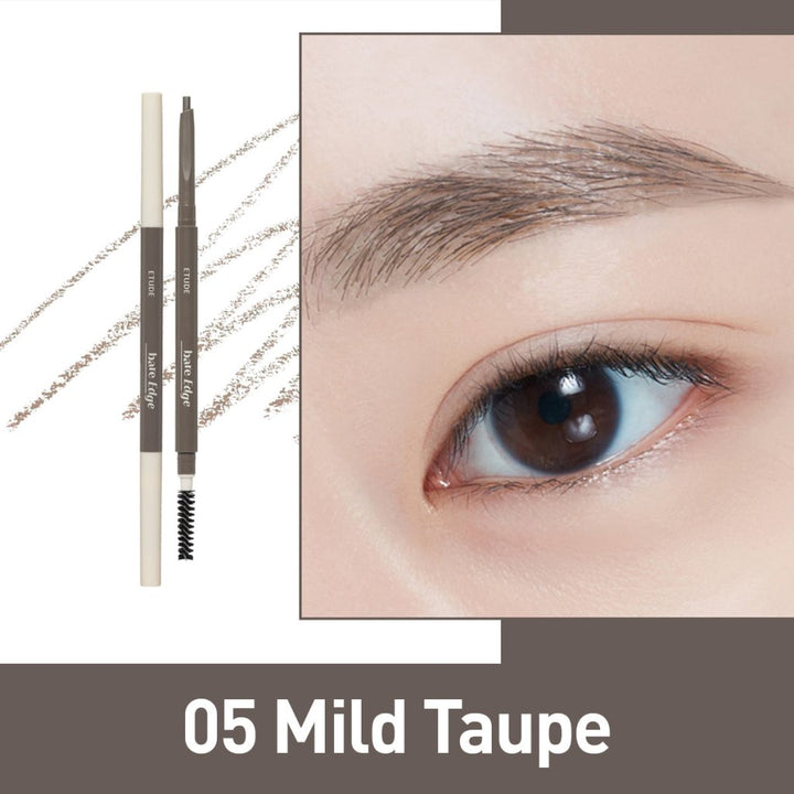 Etude House Bare Edge Slim Brow / 3D Altıgen Uçlu Doğal Görünüm Veren Kaş Kalemi - Etude House - Vionine