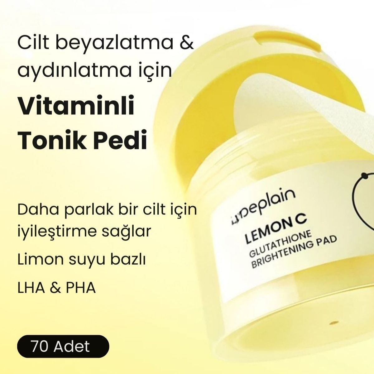 C vitamini ve glutatyon ile nazik arınma, aydınlık cilt