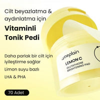 Beplain Lemon C Glutathione Brightening Pad - Aydınlatıcı 70 Adet