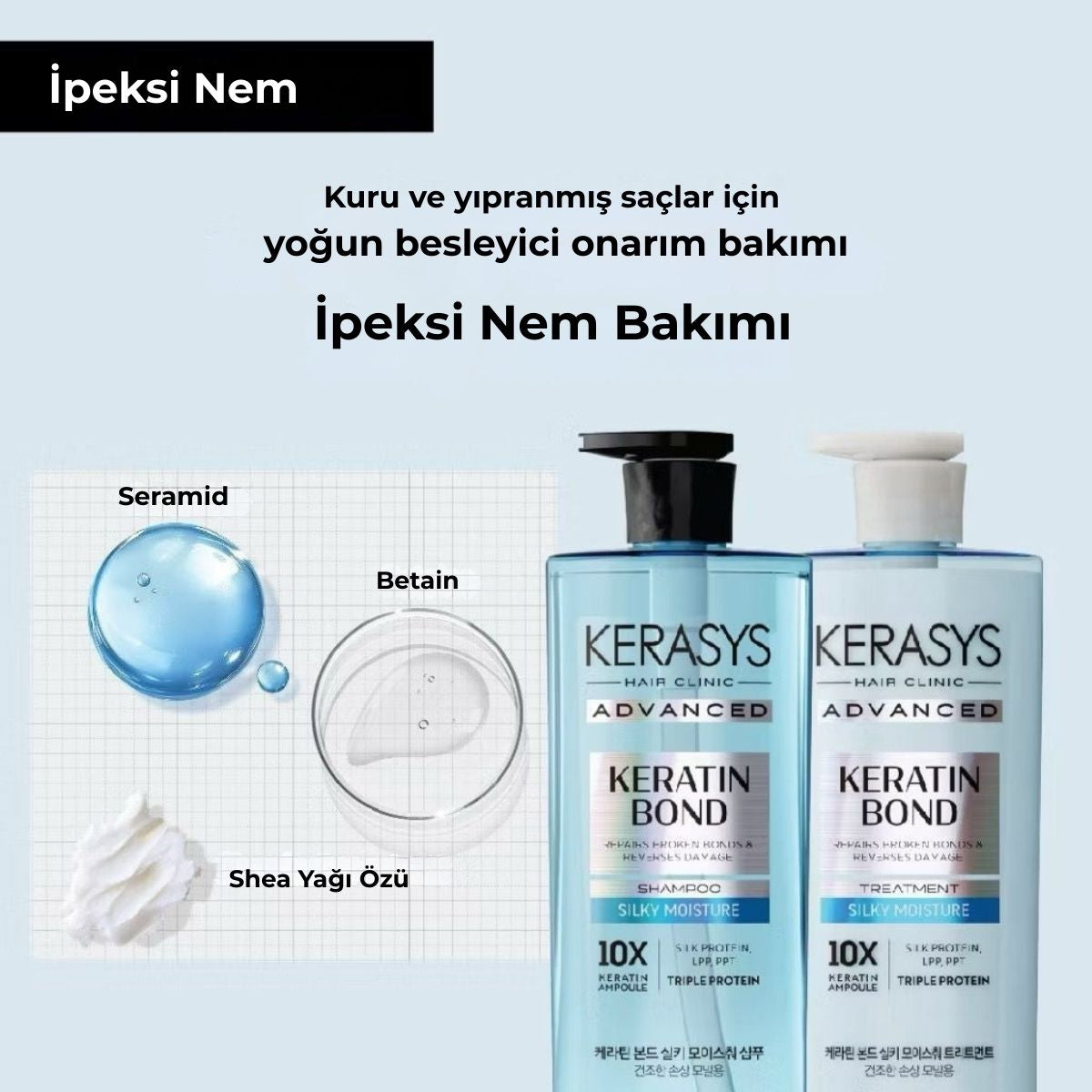 Kerasys Silky Treatment İle Yoğun Nem
