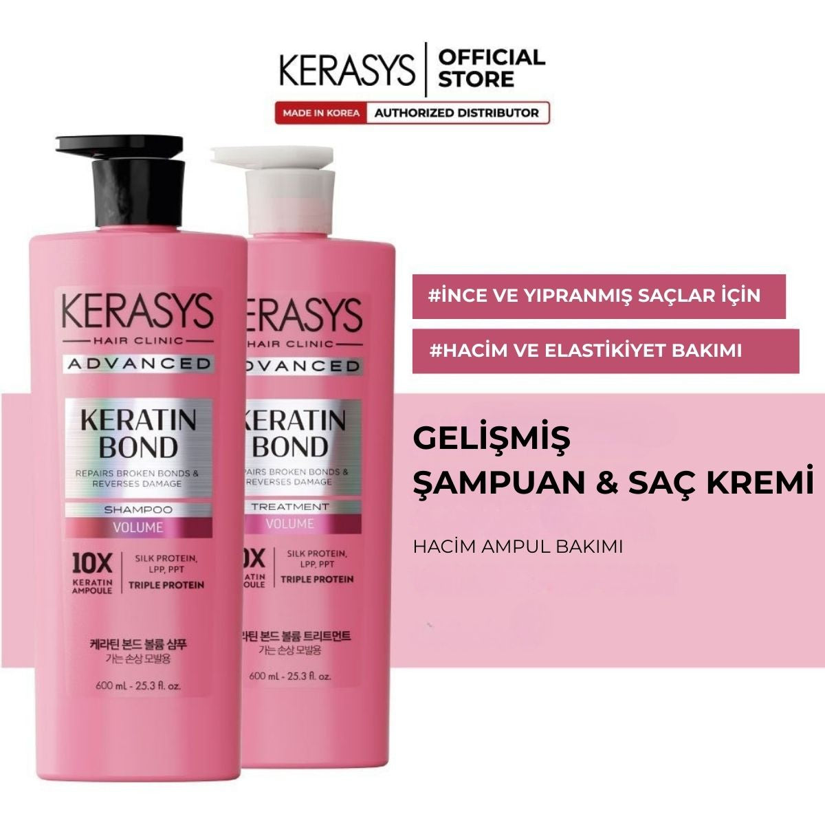 Kerasys Volume İle Dolgun Hacim