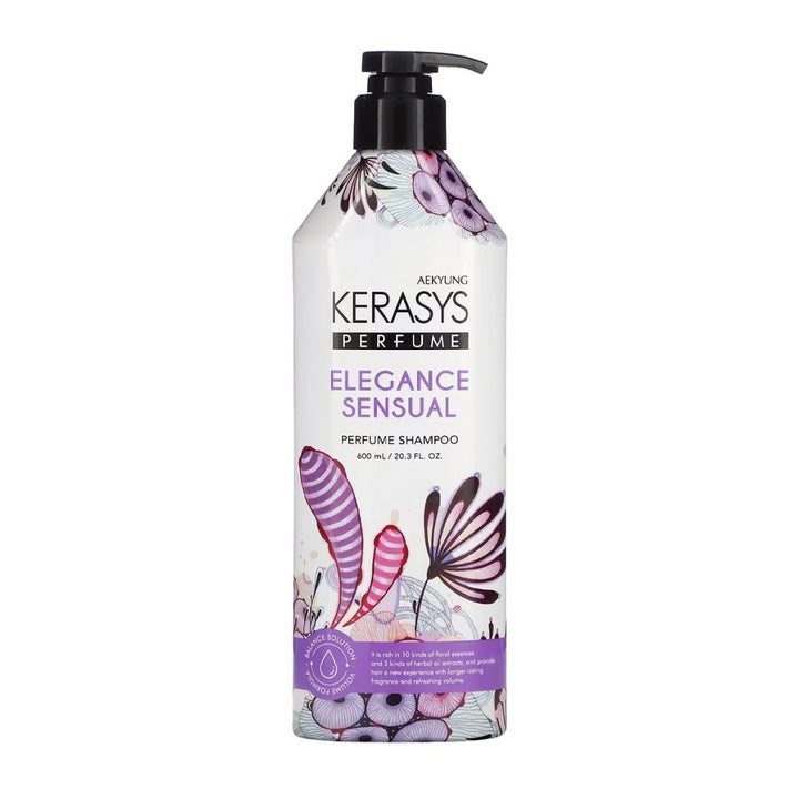 KERASYS Classic Perfume Shampoo Elegance & Sensual / Parfümlü Hacimlendirici Şampuan 600ml - KERASYS - Vionine