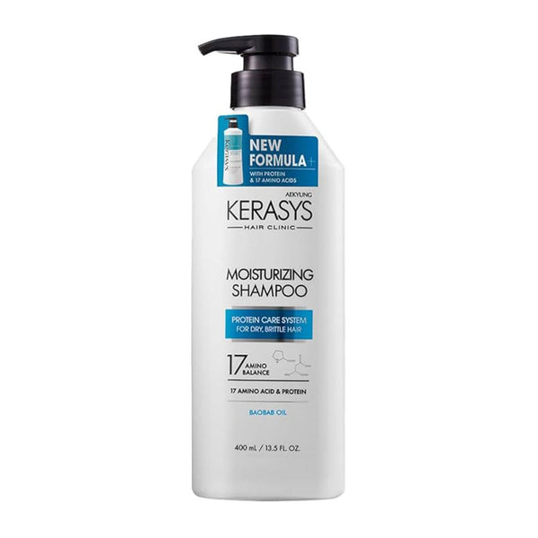 Kerasys Hair Clinic Moisturizing Shampoo / Kuru ve Kırılgan Saçlar İçin Yoğun Nemlendirici Şampuan 400ml - KERASYS - Vionine