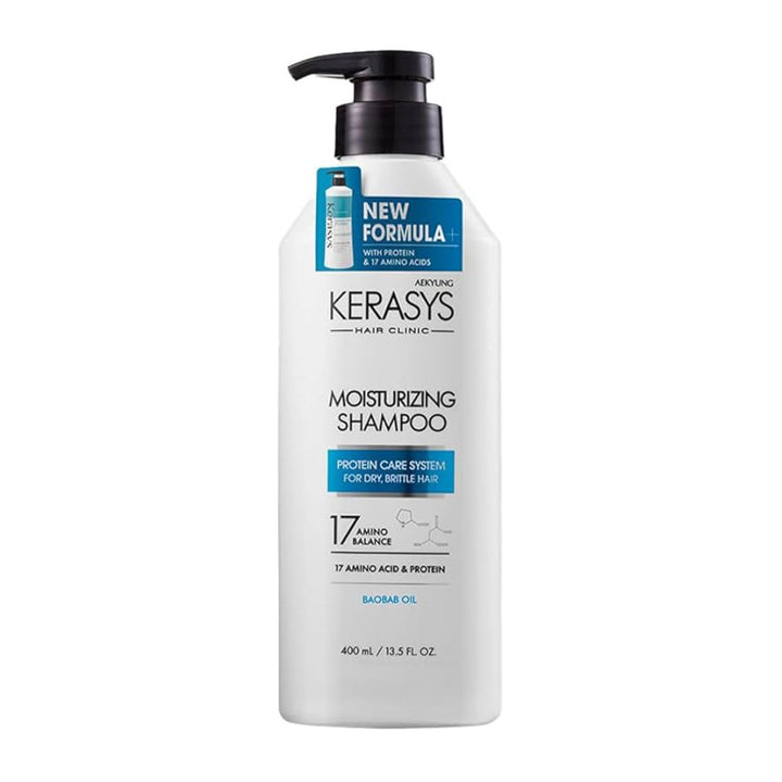 Kerasys Hair Clinic Moisturizing Shampoo / Kuru ve Kırılgan Saçlar İçin Yoğun Nemlendirici Şampuan 400ml - KERASYS - Vionine