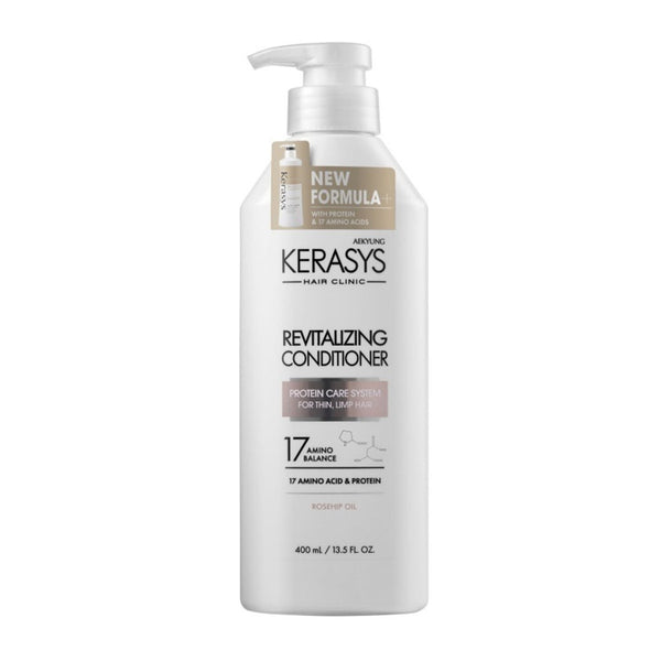 KERASYS Hair Clinic Revitalizing Conditioner / Canlandırıcı ve Güçlendirici Saç Bakım Kremi 400ml - KERASYS - Vionine